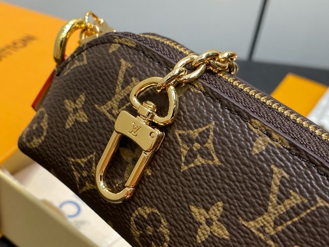 Louis Vuitton NEW Cosmetic Lipstick Pouch M25694 brown