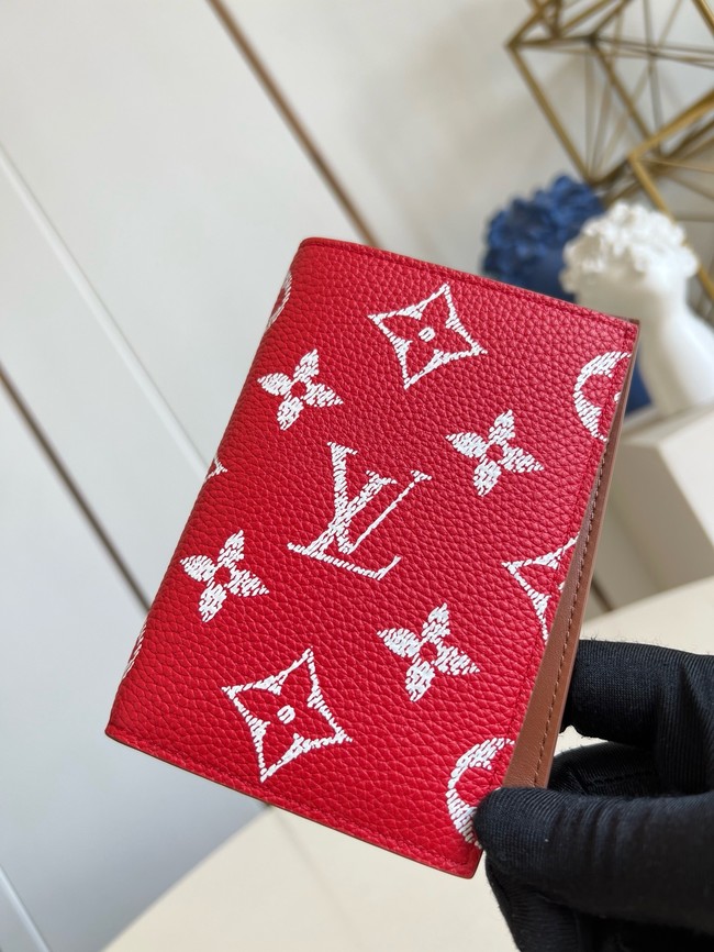 Louis Vuitton Passport Cover M26059 red