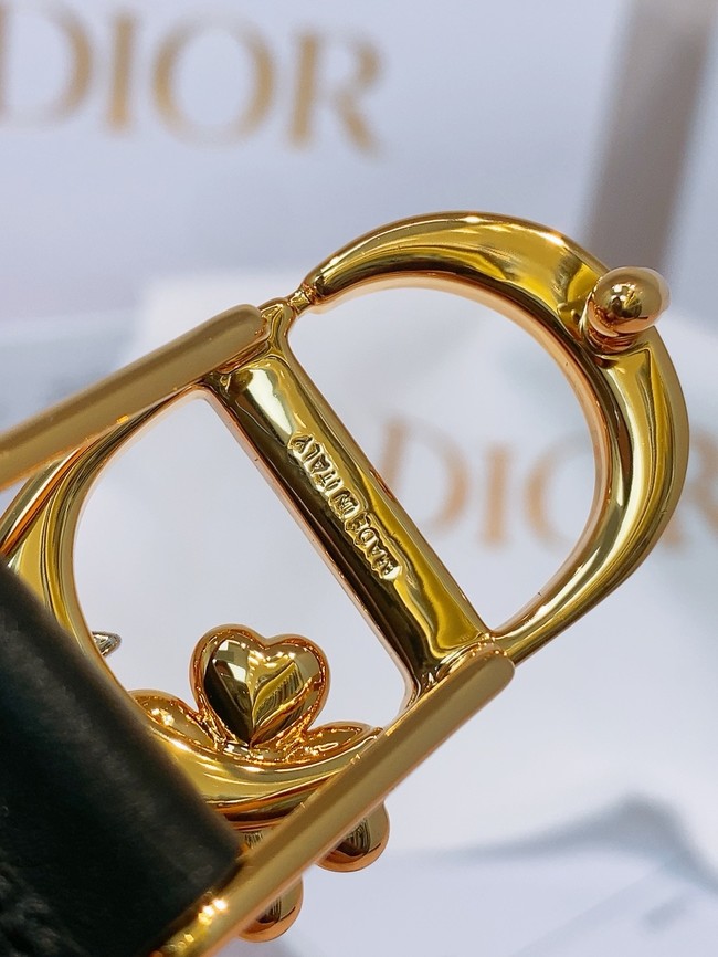 Dior 30 Montaigne Lucky Charms Belt Smooth Calfskin 18MM B0155