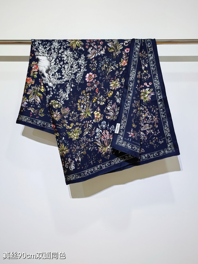Dior 90 Square Scarf Silk Twill KY152