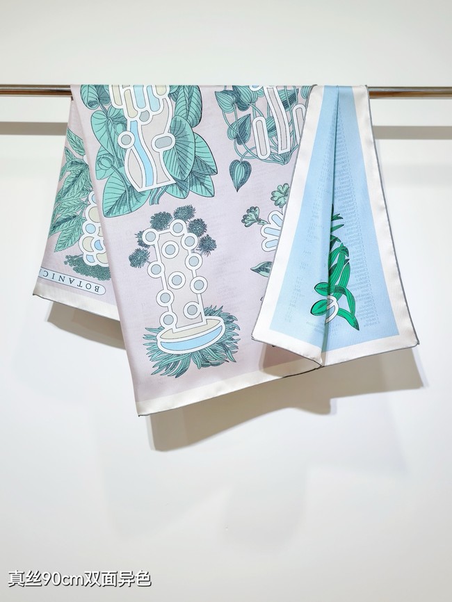 Hermes 90 Square Scarf Silk Twill KY160