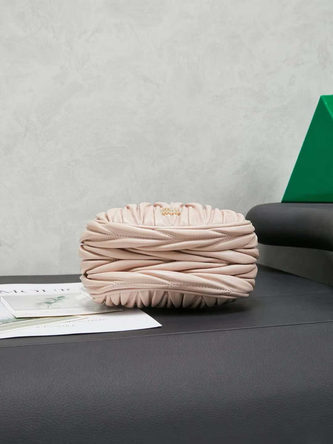 MIU MIU Matelasse Nappa Original Leather Bag 5ND022 Light Pink MIU MIU Matelasse Nappa Original Leather Bag 5ND022 Light Pink