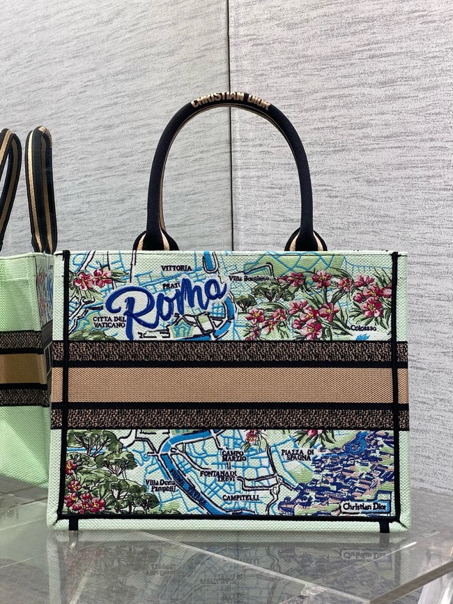 Dioriviera Medium Dior Book Tote Embroidery M1296ZEZG-1