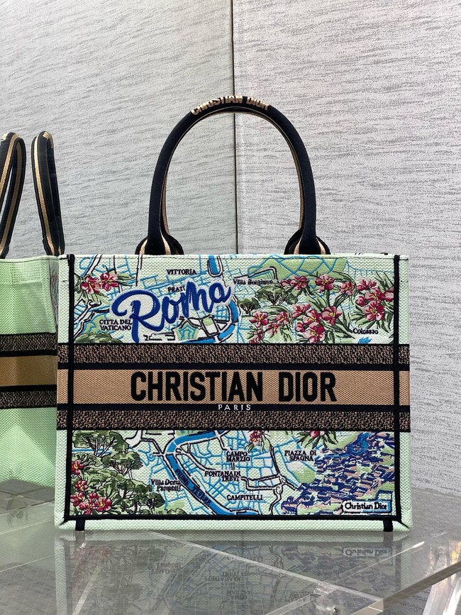Dioriviera Medium Dior Book Tote Embroidery M1296ZEZG-1