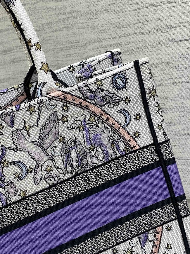 Dioriviera Medium Dior Book Tote Embroidery M1296ZEZG-3