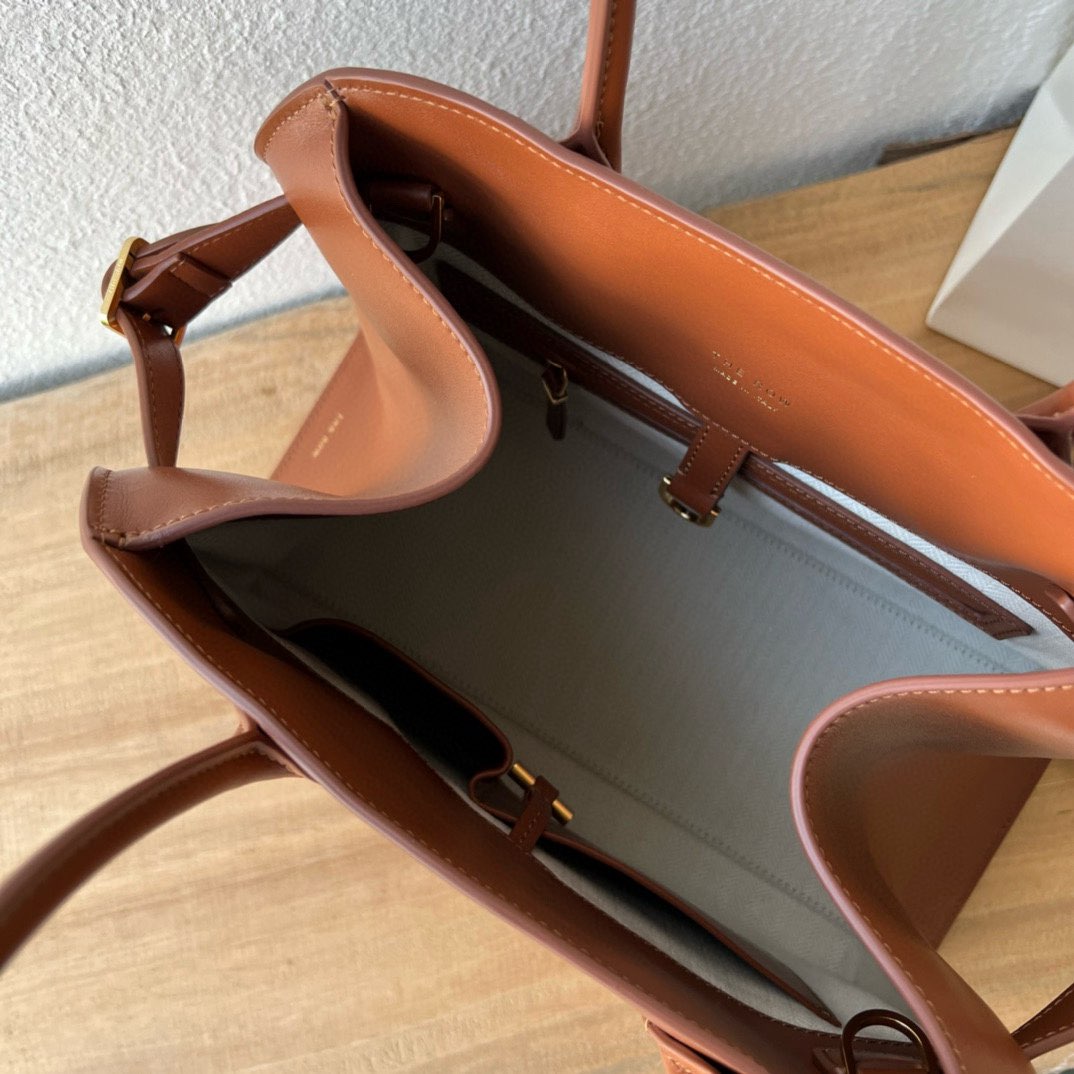 The Row Original Leather Handle Bag R70992 Brown The Row Original Leather Handle Bag R70992 Brown