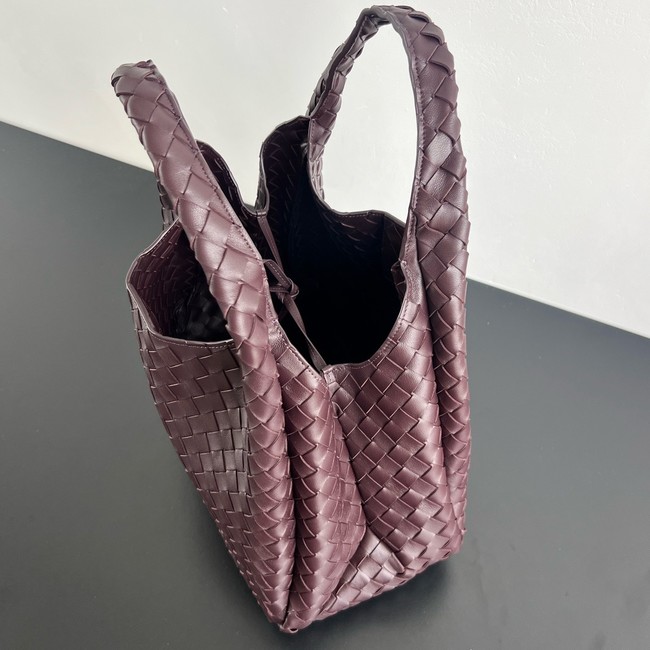 Bottega Veneta Large Campana 844250 Dark barolo