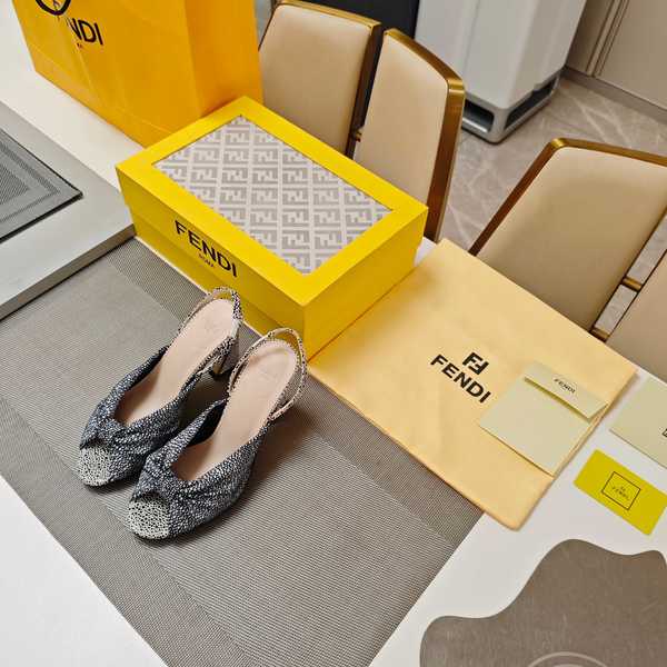 Fendi Shoes FDS00118 Heel 8.5CM Fendi Shoes FDS00118 Heel 8.5CM