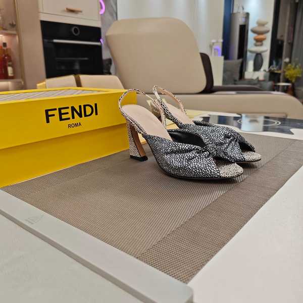 Fendi Shoes FDS00118 Heel 8.5CM Fendi Shoes FDS00118 Heel 8.5CM