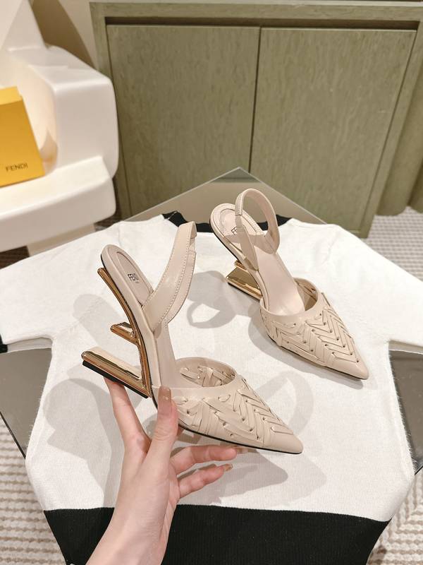 Fendi Shoes FDS00122 Heel 8.5CM Fendi Shoes FDS00122 Heel 8.5CM