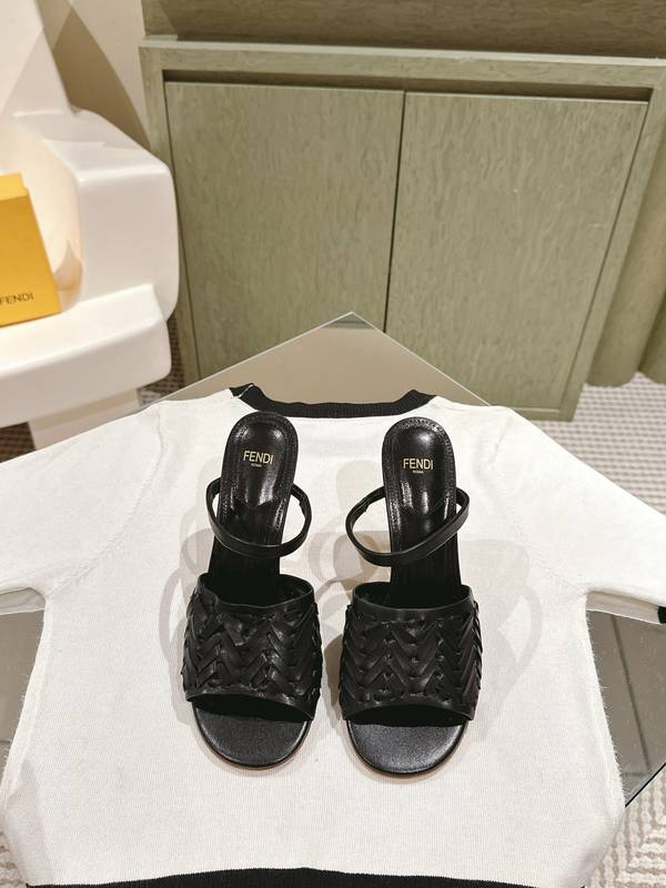 Fendi Shoes FDS00123 Heel 8.5CM Fendi Shoes FDS00123 Heel 8.5CM