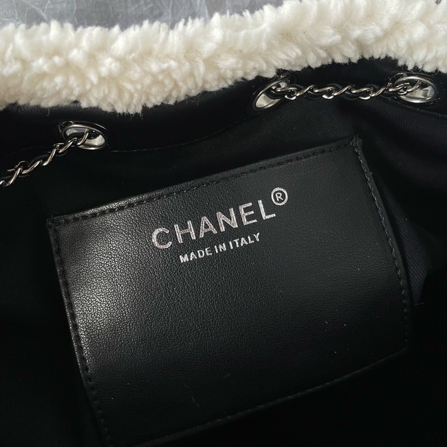 CHANEL 25 Small Handbag AS5293 black&Silver