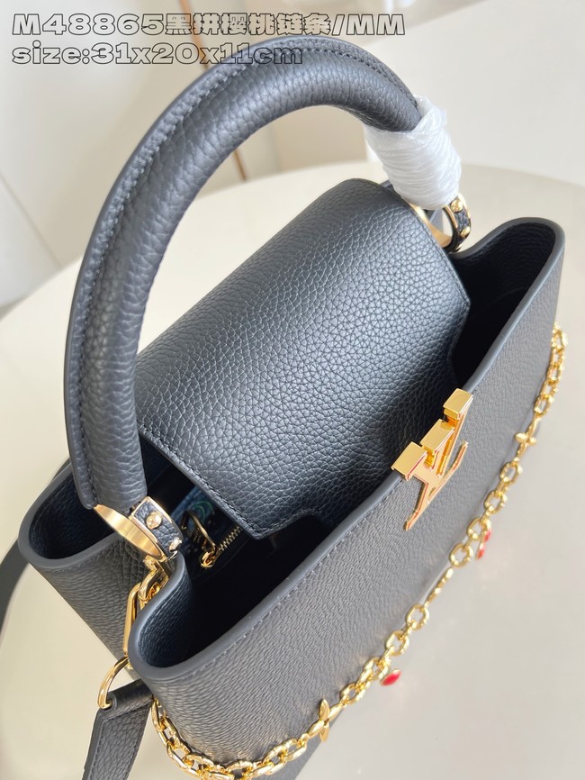 Louis Vuitton Capucines MM M14381 BLACK