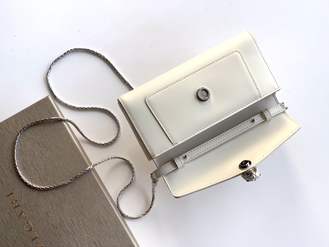 Bvlgari Serpenti Forever leather crossbody bag 289688 white