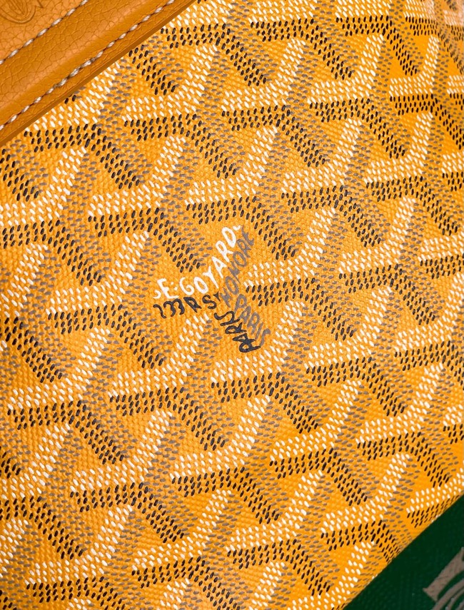 Goyard Calfskin Leather Tote Bag PM 00249 yellow