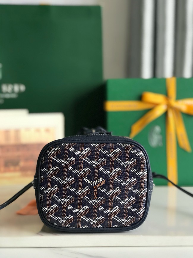 Goyard petit flot drawstring Bag MINI 20251 dark blue