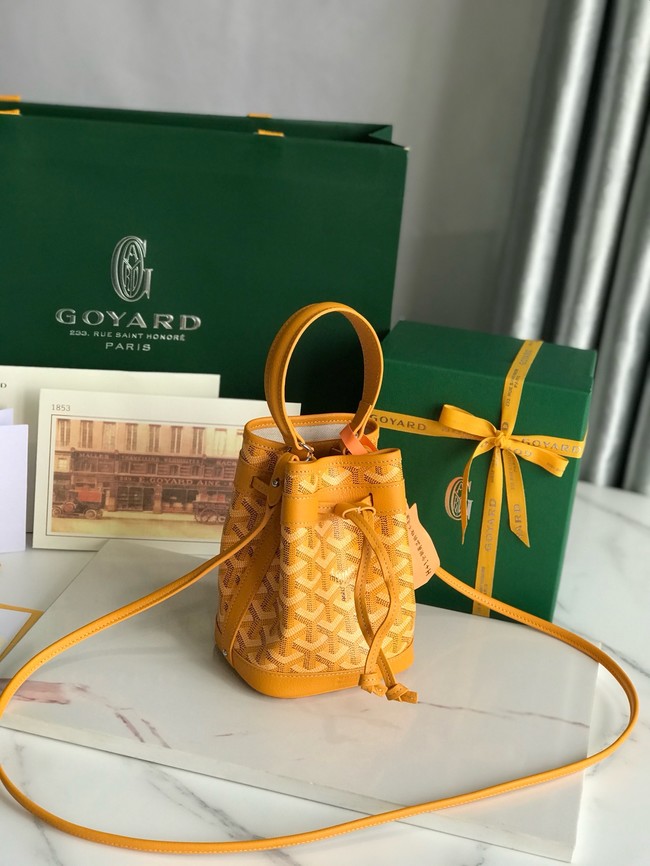 Goyard petit flot drawstring Bag MINI 20251 yellow