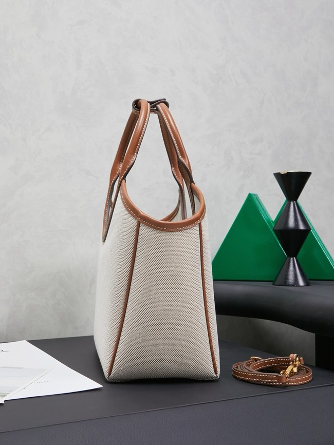 MIUMIU IN canvas&Leather Shoulder Bags 5GB288 Beige