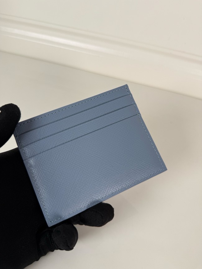 Prada Card Holder 1MC025 blue&Silver