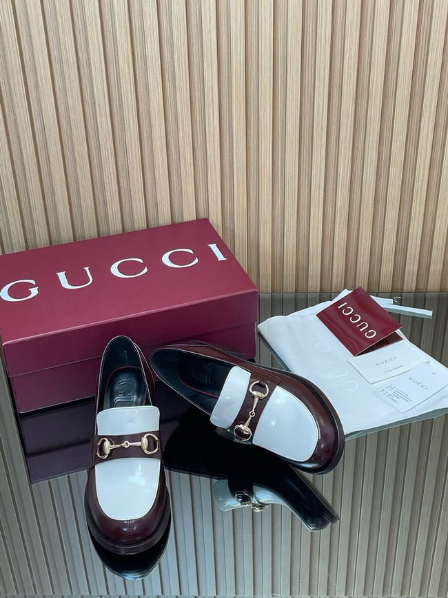 Gucci Womens heeled loafer with Horsebit 45109-2