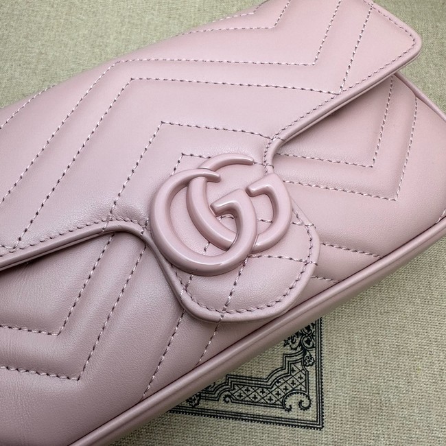 Gucci GG Marmont small shoulder bag 751526 pink