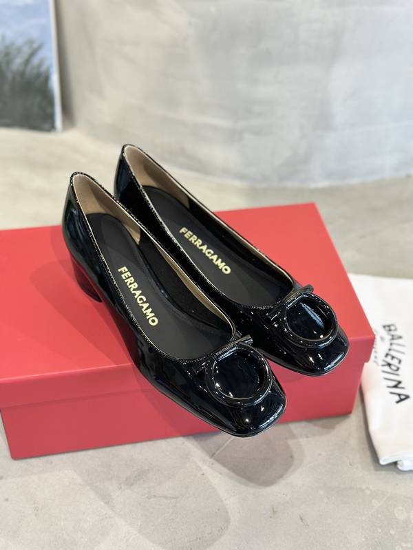 Ferragamo Shoes FMS00089 Heel 4CM