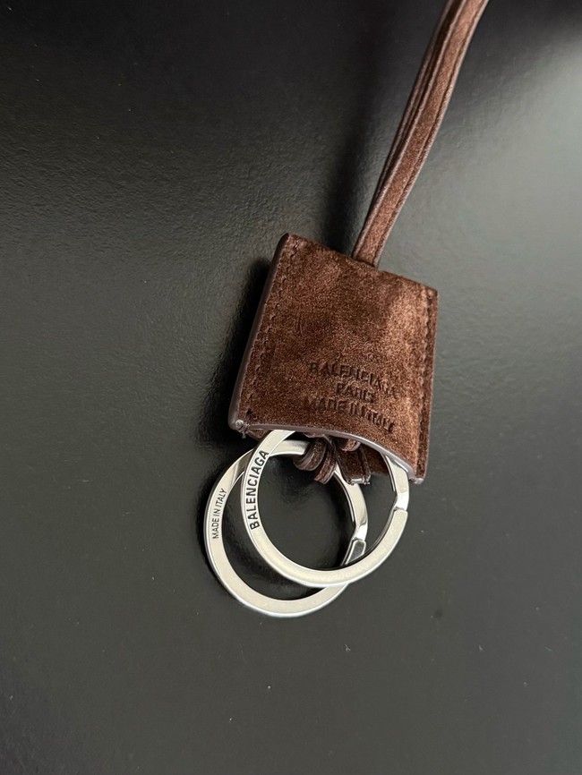 Balenciaga Rodeo Handbag Large suede calfskin 795459 Coffee