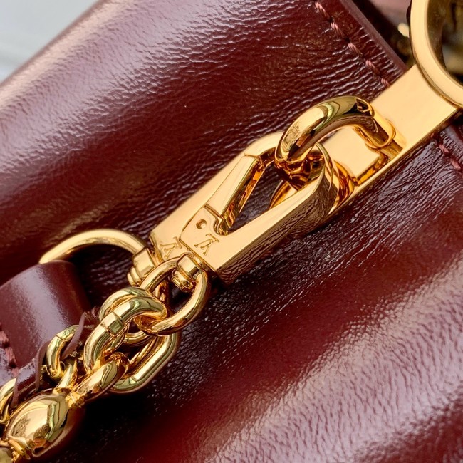 Louis Vuitton Capucines East-West Mini M25473 Grenat Red