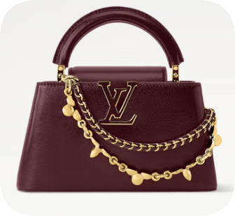 Louis Vuitton Capucines East-West Mini M25473 Grenat Red Louis Vuitton Capucines East-West Mini M25473 Grenat Red