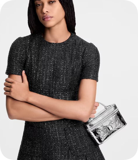 Louis Vuitton Vanity Chain Pouch M26097 Silver