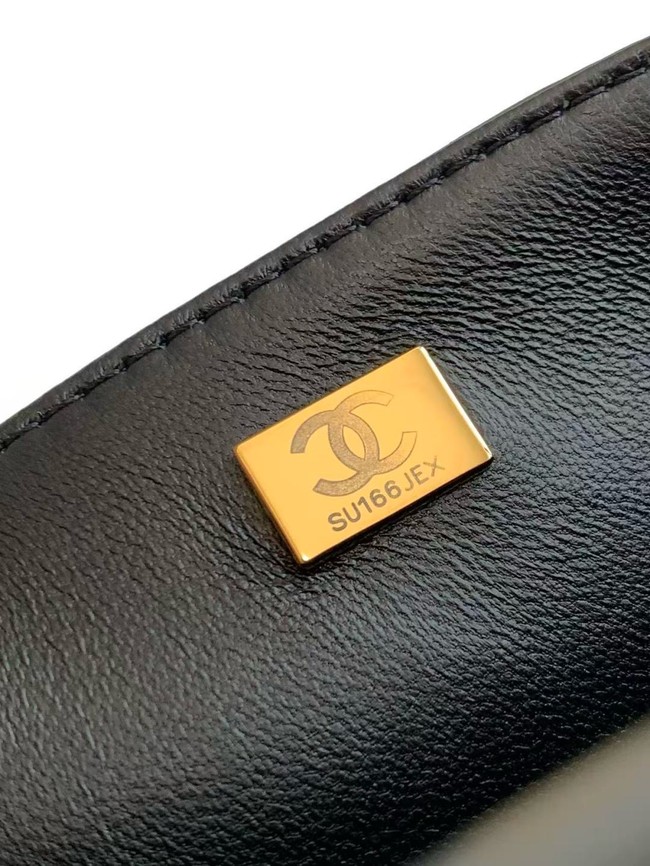 CHANEL Small Shoulder Bag Lambskin AS5149 black