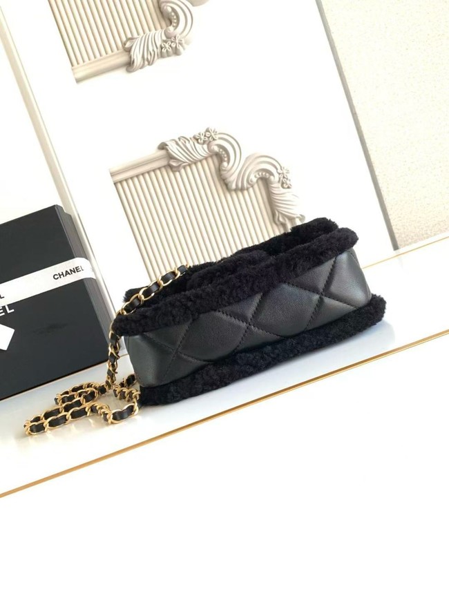 CHANEL mini Shoulder Bag Lambskin AS5148 black