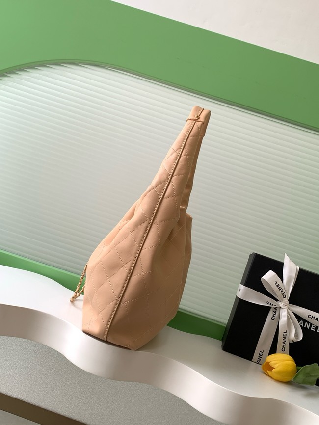 CHANEL Large Hobo Bag AS5967 Apricot