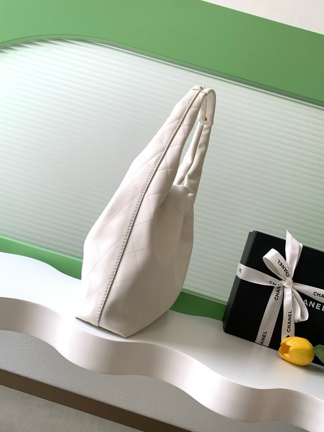 CHANEL Large Hobo Bag AS5967 white