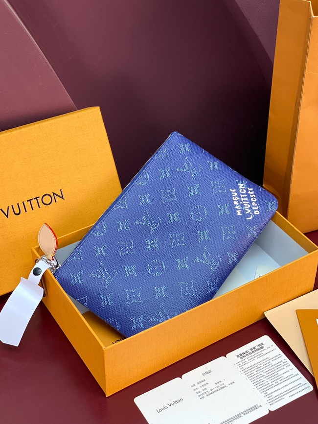 Louis Vuitton NEW Key Pouch M M27109 Ocean
