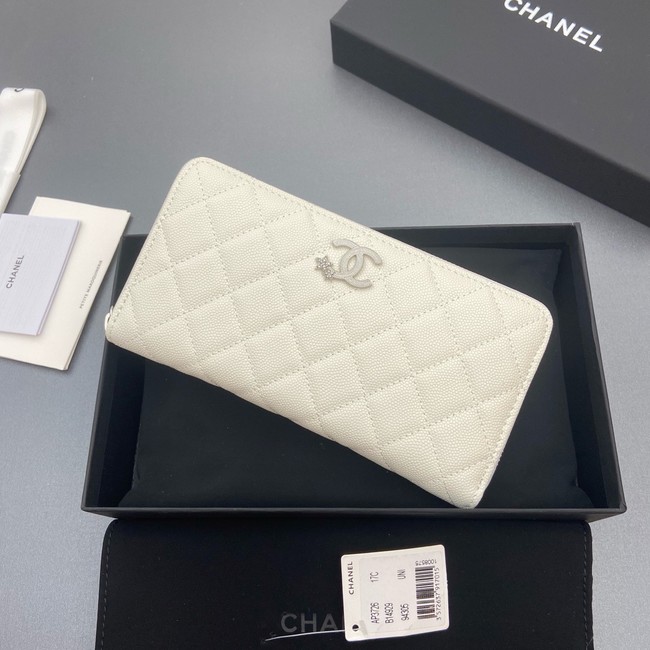 Chanel Classic Zipped Wallet 3726 Cream