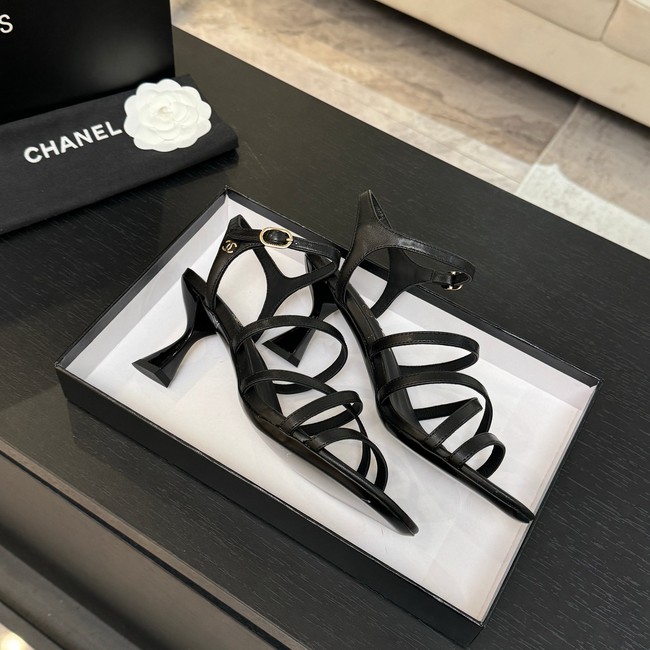 Chanel Sandals Patent Calfskin G46902-1