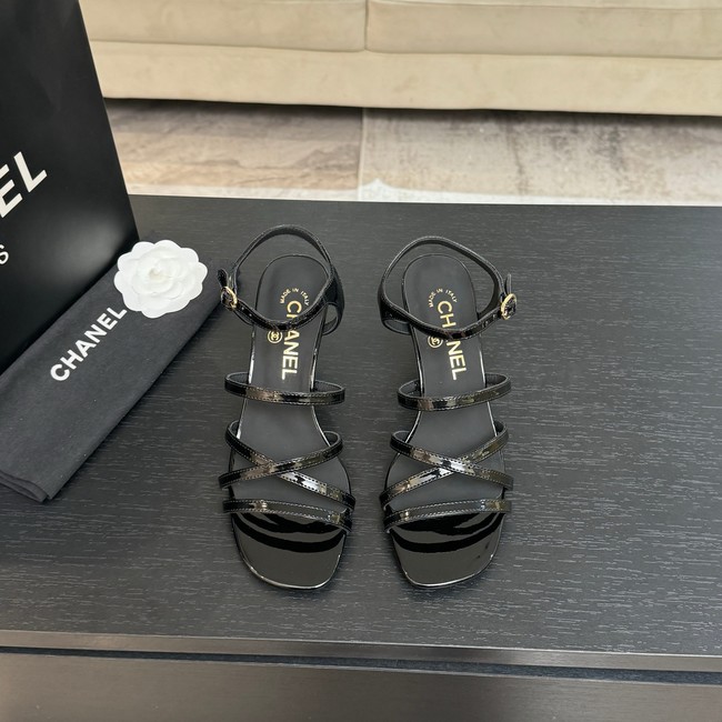 Chanel Sandals Patent Calfskin G46902-5