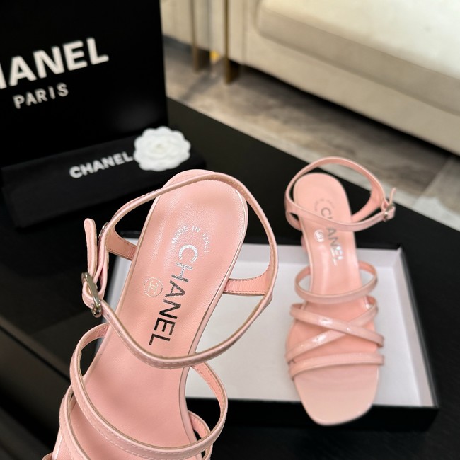 Chanel Sandals Patent Calfskin G46902-6