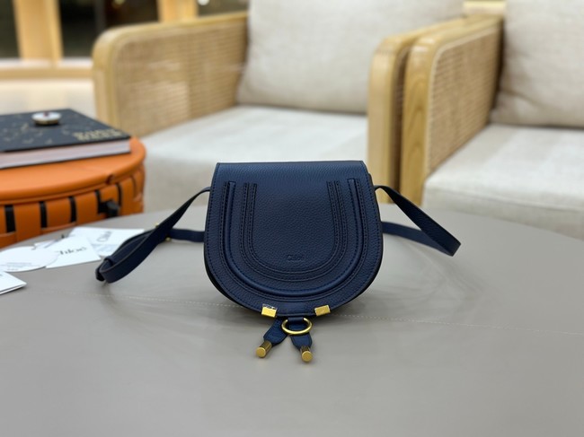Chloe MARCIE small saddle bag 31053 dakr blue