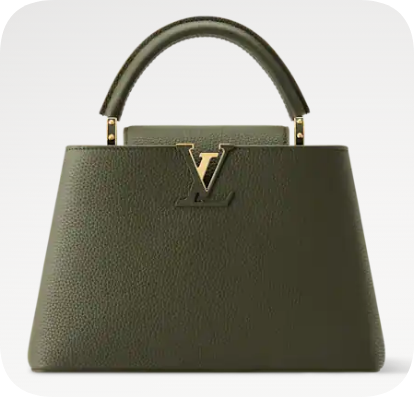 Louis Vuitton Capucines MM M25474 Dark Khaki Louis Vuitton Capucines MM M25474 Dark Khaki