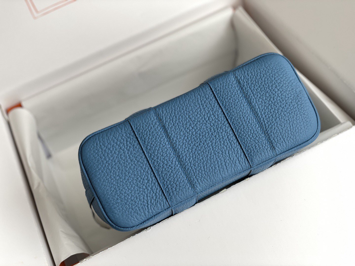 Hermes Mini Garden Party Tote Bags H3673 Blue