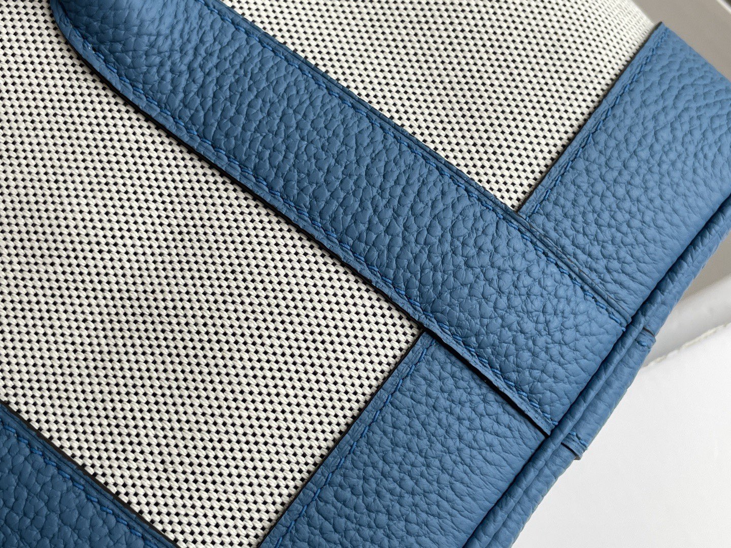 Hermes Mini Garden Party Tote Bags H3673 Blue