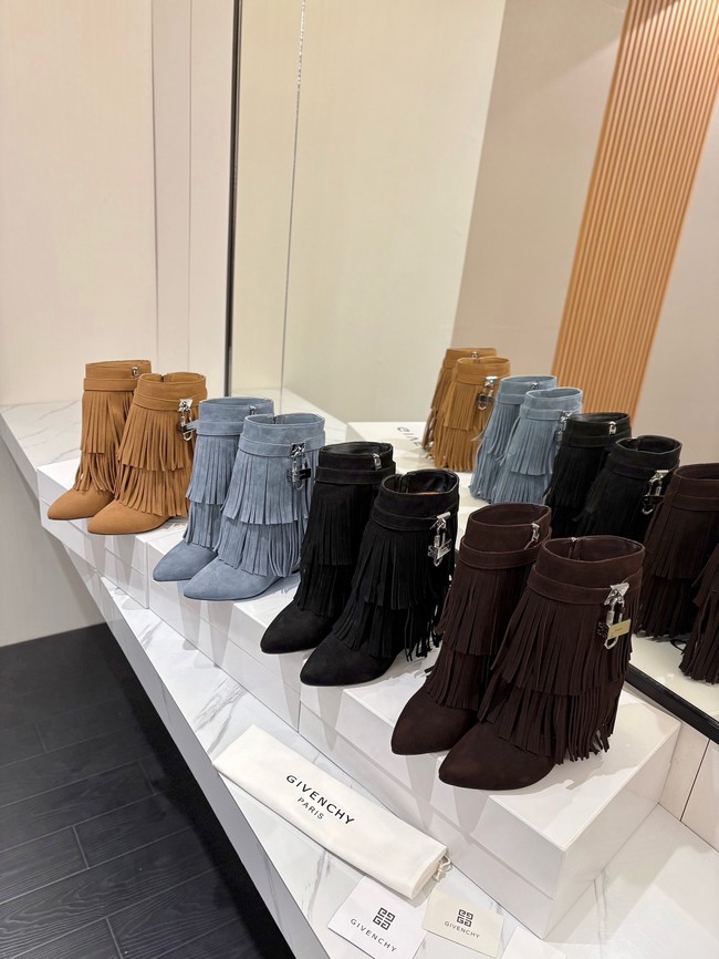 Givenchy High Boots Calfskin Heel 6.5CM 97171-2