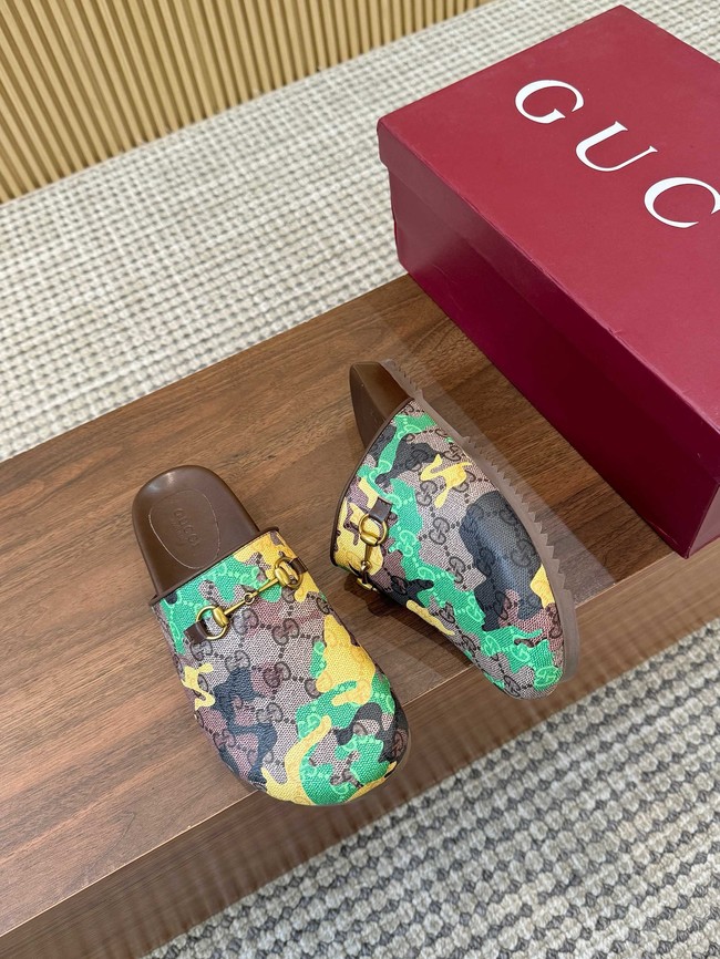 GUCCI Womens platform slide sandal 87185-4