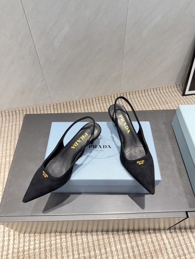 Prada leather slingback pumps 1I901M-4