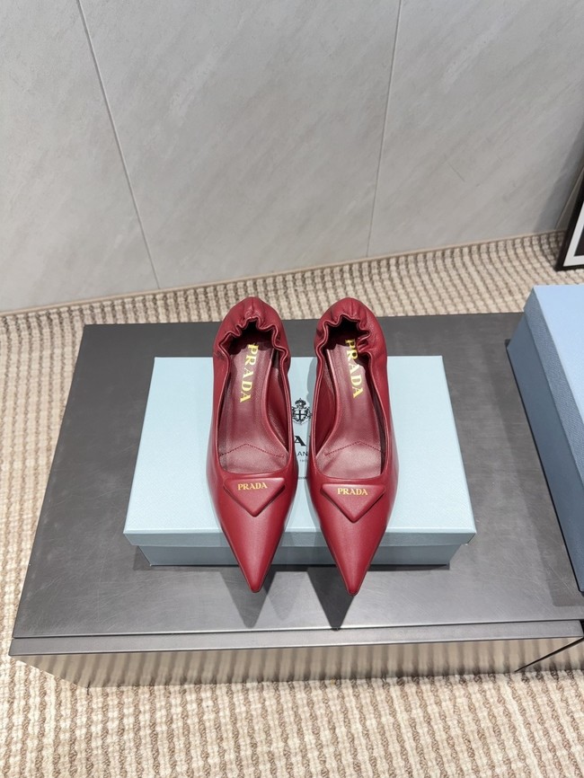 Prada Mordore leather pumps 87221-7