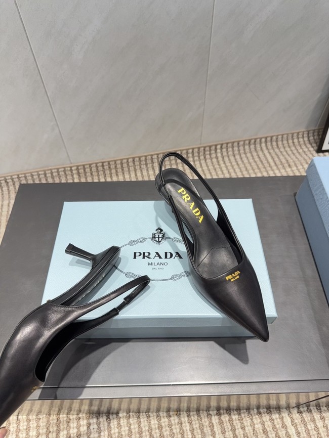 Prada leather slingback pumps 1I901M-8