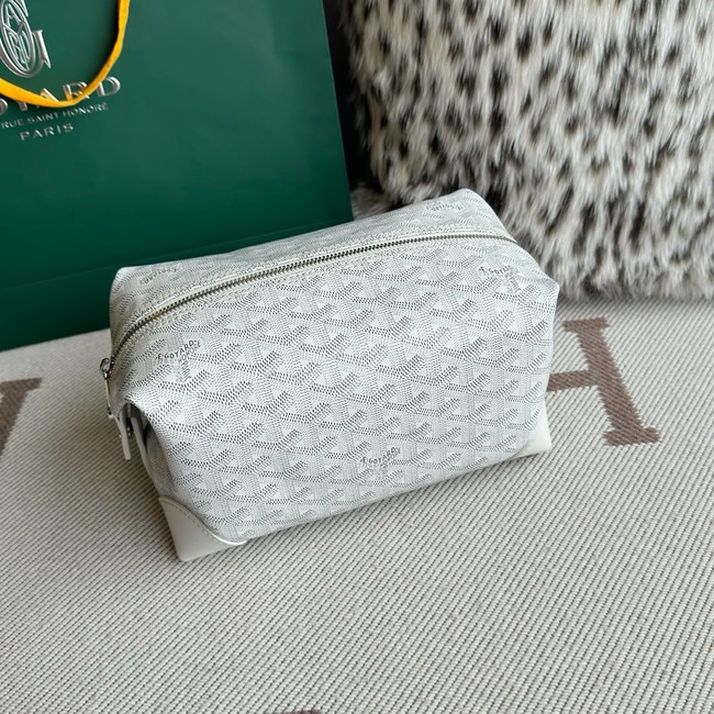Goyard Bowling 25 Wash bag N025 white