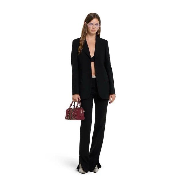 Gucci Ophidia crystals small boston bag 841294 Rosso Ancora red